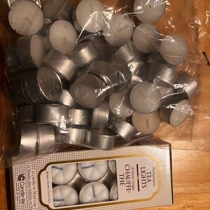 ❄️4 for $10❄️ Silver Tea Light Candles
